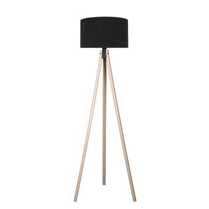 Lampadar VELVET 1xE27/60W/230V bej/negru Brilagi