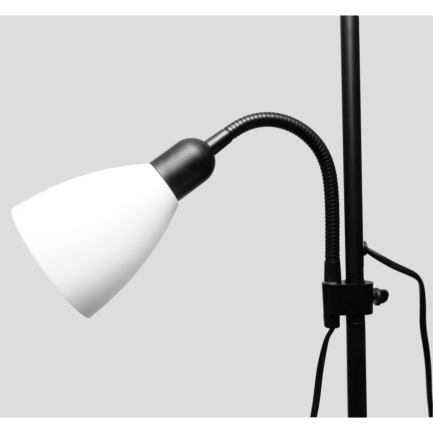 Lampadar WENDY 1xE27/100W/230V + 1xE14/40W negru