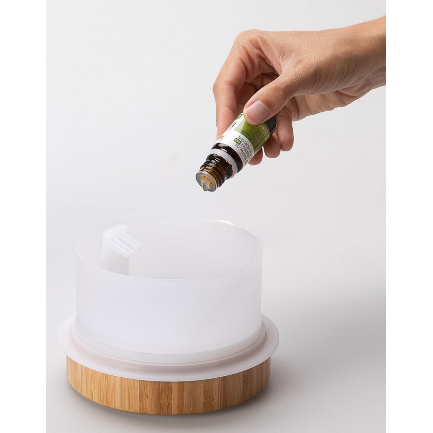 Lanaform - Difuzor de aromaterapie cu ultrasunete LED, 280 ml, USB 5V