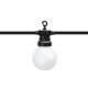 Lanț LED decorativ de exterior 10xLED/8m IP44 alb cald Aigostar