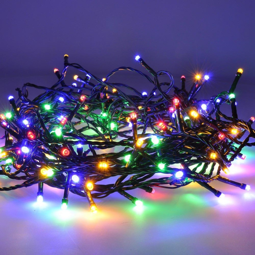 Lanț LED decorativ de exterior 300xLED/8 funcții 35 m IP44 multicolor Brilagi