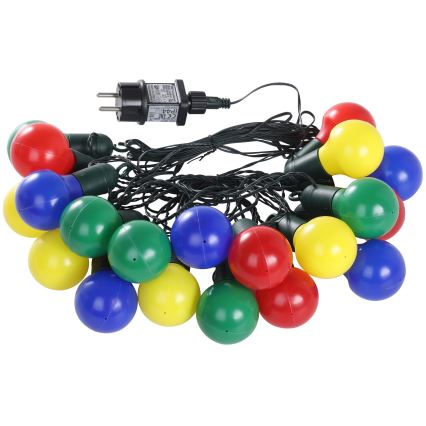 Lanț LED decorativ de exterior 20xLED/0,064W/31V IP44 Eglo