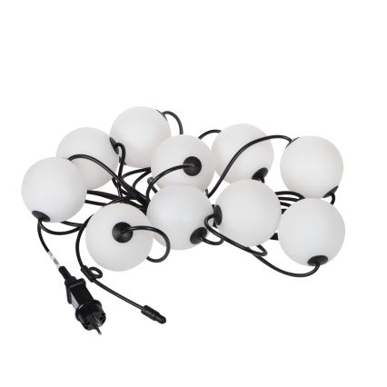 Lanț LED decorativ de exterior GARLAND STONO 10xLED/10W/230V 6m IP67