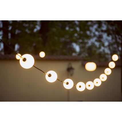 Lanț LED decorativ de exterior GARLAND STONO 10xLED/10W/230V 6m IP67