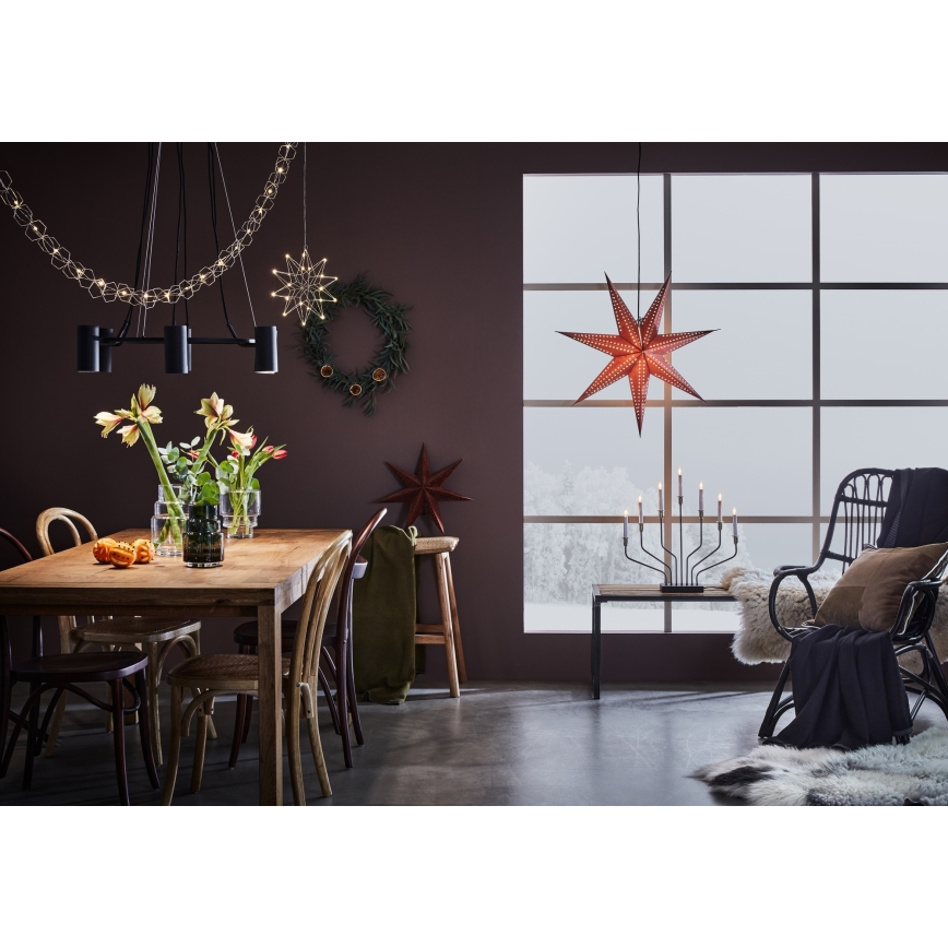 Lanț LED decorativ SERVE LED/3xAA 1,9m argintiu Markslöjd 705753