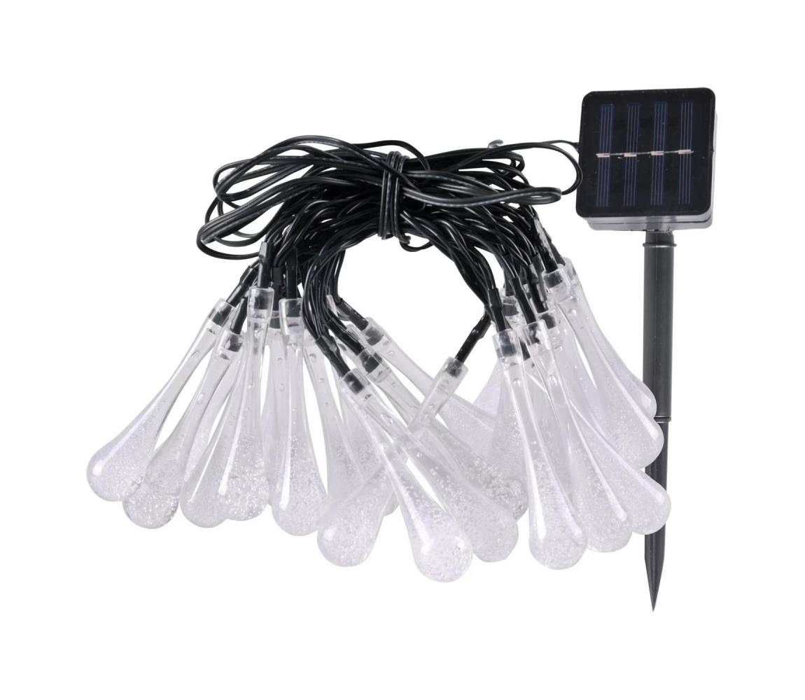 Lanț solar LED ICE 30xLED/12V IP44