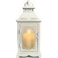 Lanternă decorativă ROSEHILL, 27,5 cm, albă