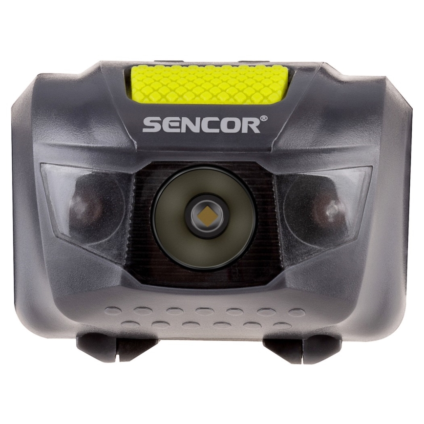Lanternă frontală LED/3W/3xAAA IPX5 Sencor