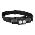 Lanternă frontală LED din aluminiu, încărcabilă, cu intensitate reglabilă LED/2600 mAh IP65