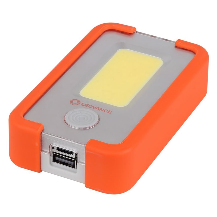 Lanternă frontală LED reîncărcabilă cu acumulator extern FLASHLIGHT LED/4W/5V 3000mAh IPX2