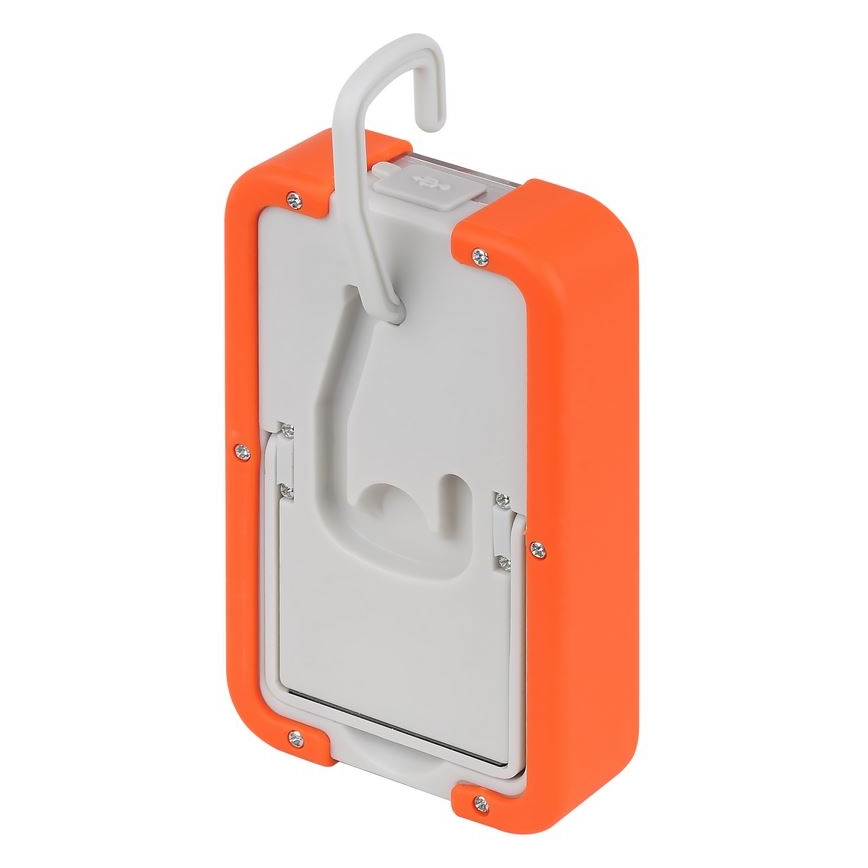 Lanternă frontală LED reîncărcabilă cu acumulator extern FLASHLIGHT LED/4W/5V 3000mAh IPX2