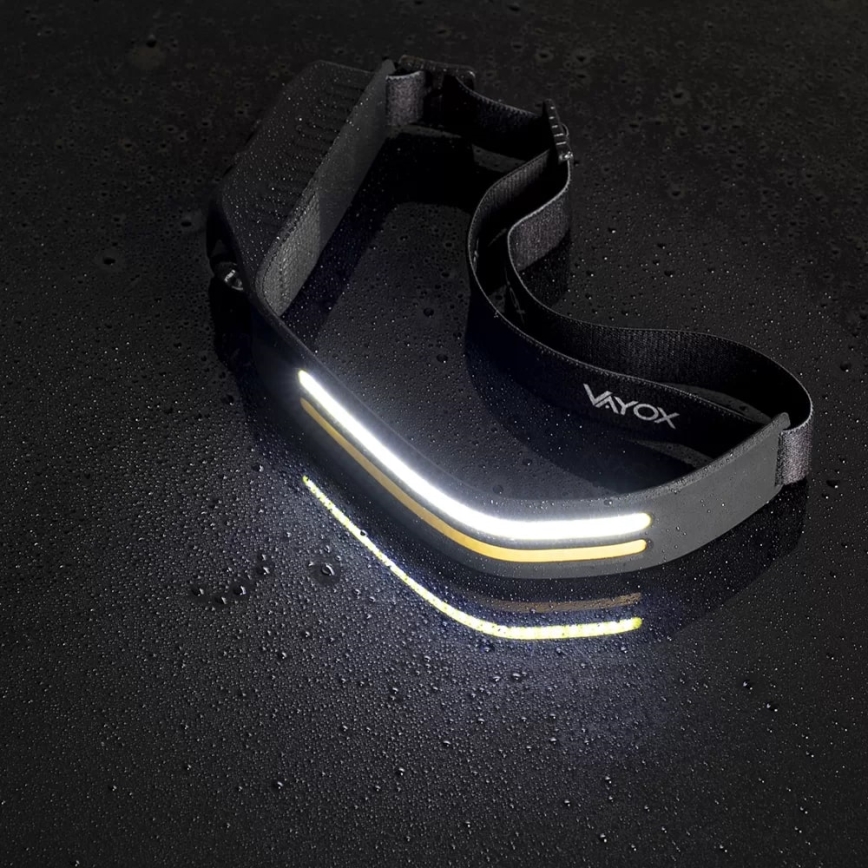 Lanternă frontală LED reîncărcabilă dimabilă cu senzor 3xLED/5V IP44 300 lm 6 h 1200 mAh