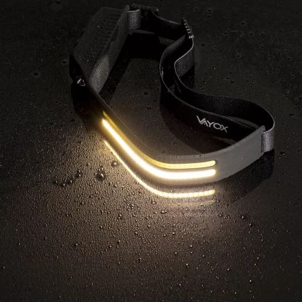 Lanternă frontală LED reîncărcabilă dimabilă cu senzor 3xLED/5V IP44 300 lm 6 h 1200 mAh