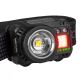 Lanternă frontală LED reîncărcabilă dimabilă cu senzor LED/6W/5V/3xAAA IP44 500 lm 11,5 h 1200 mAh