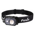 Lanternă frontală LED reîncărcabilă dimabilă cu funcție de transfocare Fenix HL45R LED/USB IP66 1000 lm 240 h negru lucios