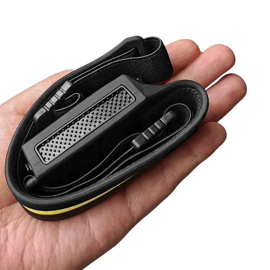 Lanternă frontală LED reîncărcabilă dimabilă cu senzor 2xLED/5V IP44 350 lm 1200 mAh