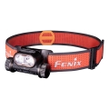 Lanternă frontală LED reîncărcabilă dimabilă Fenix HM65RTV20BLC LED/USB IP68 3400 mAh negru/portocaliu