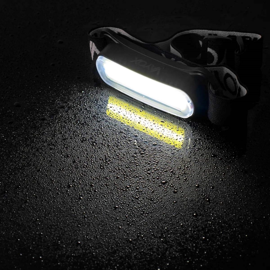 Lanternă frontală LED reîncărcabilă dimabilă LED/5V IPX4 300 lm 1200 mAh