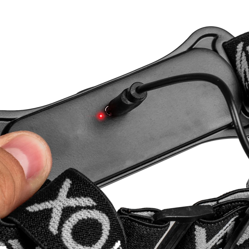 Lanternă frontală LED reîncărcabilă dimabilă LED/5V IPX4 300 lm 1200 mAh