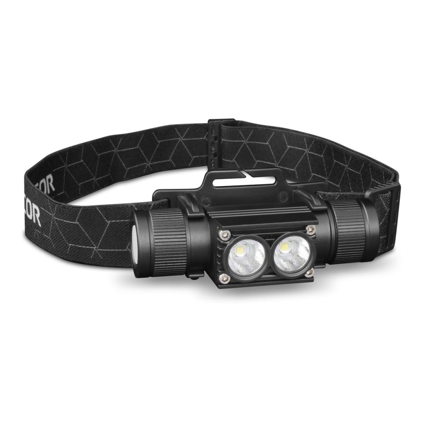 Lanternă frontală LED reîncărcabilă din aluminiu Sencor LED/5W/2600 mAh IP65