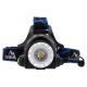 Lanternă frontală LED reîncărcabilă LED/6W/7,4V IP44 neagră/albastră