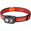 Lanternă frontală LED reîncărcabilă LED/USB IP66 800 lm 300 h negru/portocaliu Fenix HL32RTBLCK