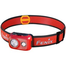 Lanternă frontală LED reîncărcabilă LED/USB IP66 800 lm 300 h roșu/portocaliu Fenix HL32RTRED