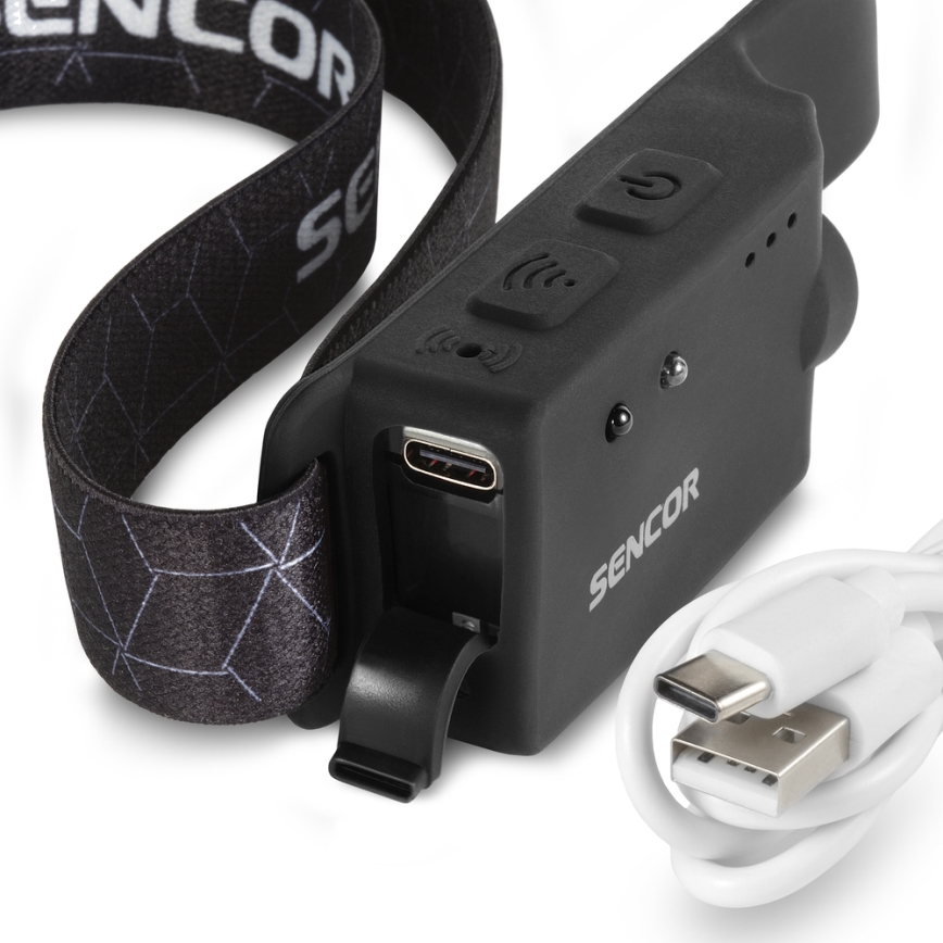 Lanternă frontală LED reîncărcabilă Sencor LED/4W/1200 mAh IP43