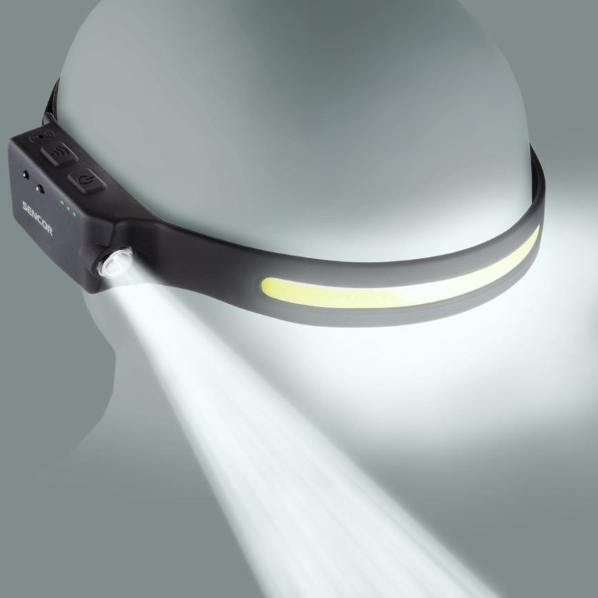 Lanternă frontală LED reîncărcabilă Sencor LED/4W/1200 mAh IP43