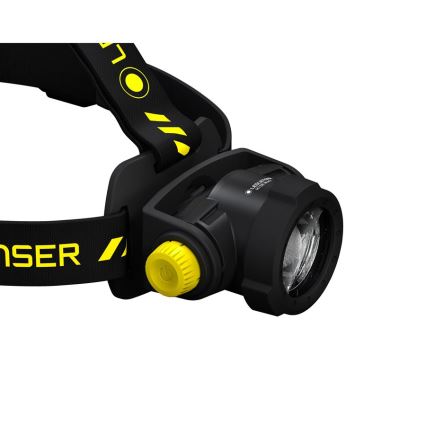 Ledlenser H15R WORK - lanternă frontală reîncărcabilă cu LED, reglabilă, 4800 mAh, IP67, 2500 lm, 70 h, negru