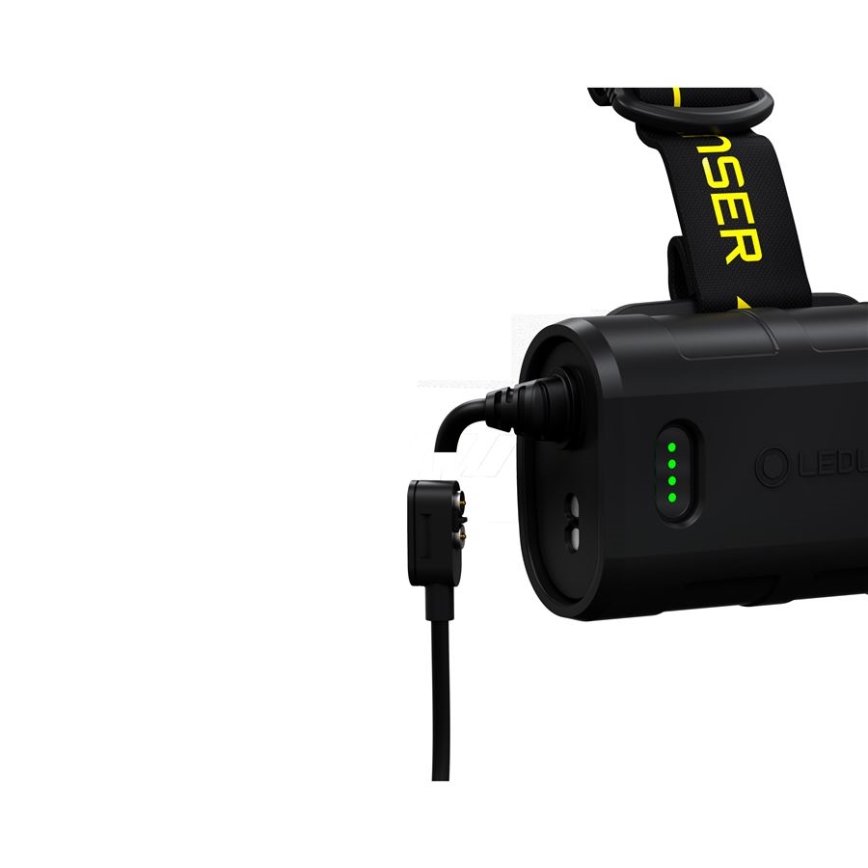 Ledlenser H15R WORK - lanternă frontală reîncărcabilă cu LED, reglabilă, 4800 mAh, IP67, 2500 lm, 70 h, negru