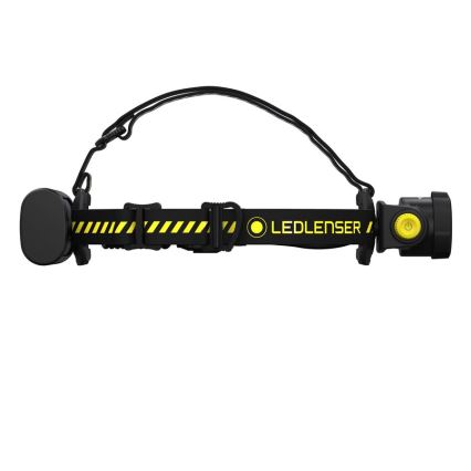 Ledlenser H15R WORK - lanternă frontală reîncărcabilă cu LED, reglabilă, 4800 mAh, IP67, 2500 lm, 70 h, negru