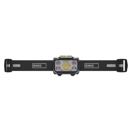 Lanternă frontală reîncărcabilă cu LED și intensitate reglabilă / 3xAAA / 1000 mAh 3,7V
