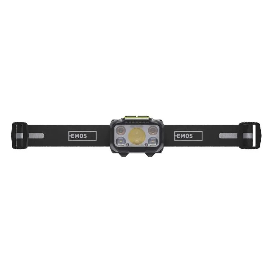 Lanternă frontală reîncărcabilă cu LED și intensitate reglabilă / 3xAAA / 1000 mAh 3,7V