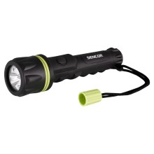 Lanternă LED/2xAA IP62 verde Sencor