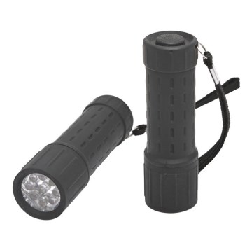 Lanternă LED, 3x AAA, neagră
