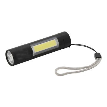 Lanternă LED/400mAh neagră