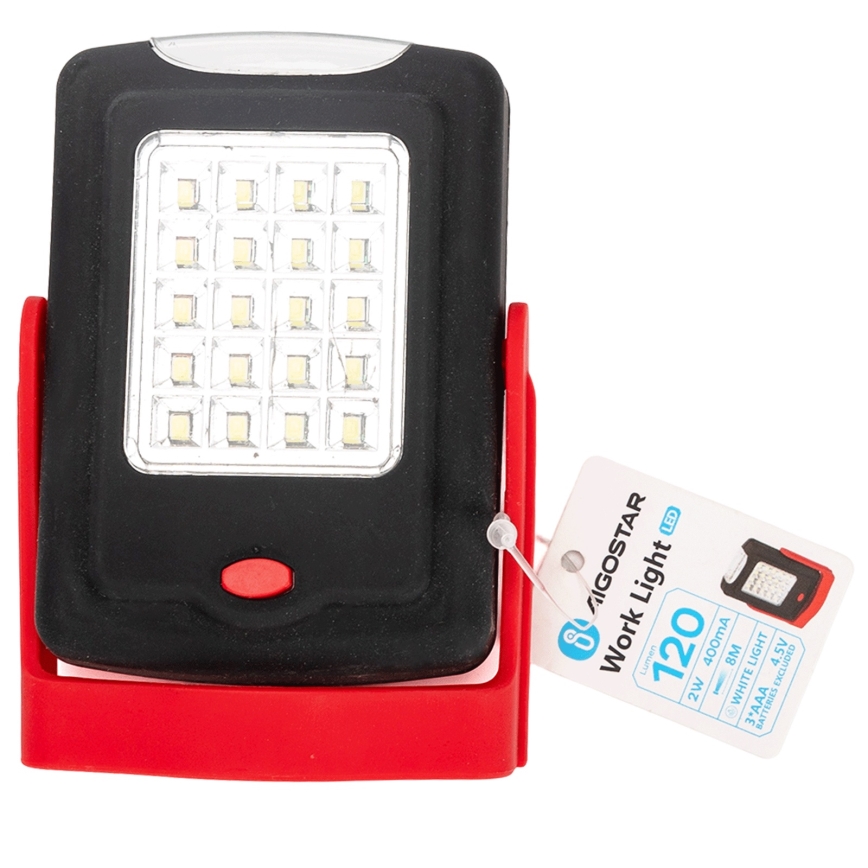 Lanternă LED Aigostar, 2W, 3xAAA, IP44