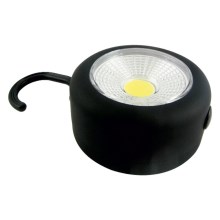 Lanternă LED cu cârlig și magnet LED/3W/3xAAA