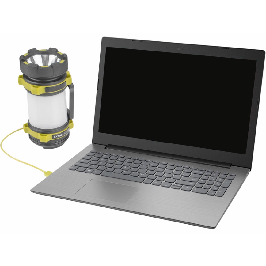Lanternă LED dimabilă cu acumulator extern Extol LED/2600 mAh/3,7V IPX4