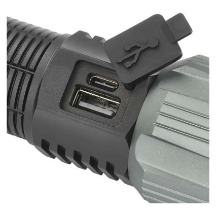 Lanternă LED metalică reîncărcabilă LED/5V 3000 lm 5000 mAh IP43