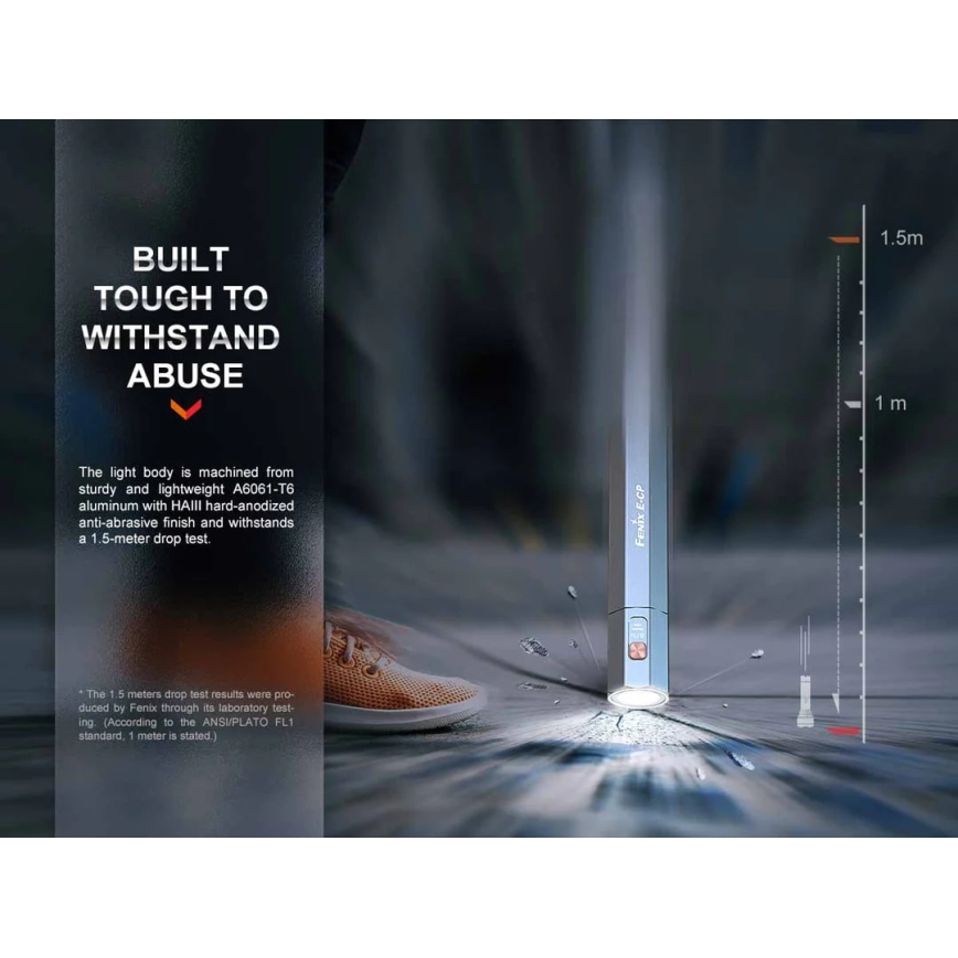 Lanternă LED reîncărcabilă cu acumulator extern Fenix ECPBLCK USB IP68 1600 lm 504 h 5000 mAh negru