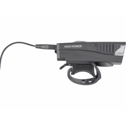 Lanternă LED reîncărcabilă cu claxon de bicicletă Extol LED/5W/1200mAh/3,7V IPX4