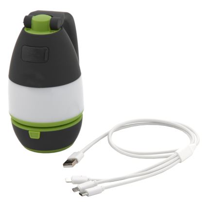 Lanternă LED reîncărcabilă cu funcție powerbank, 3 W, 1500 mAh