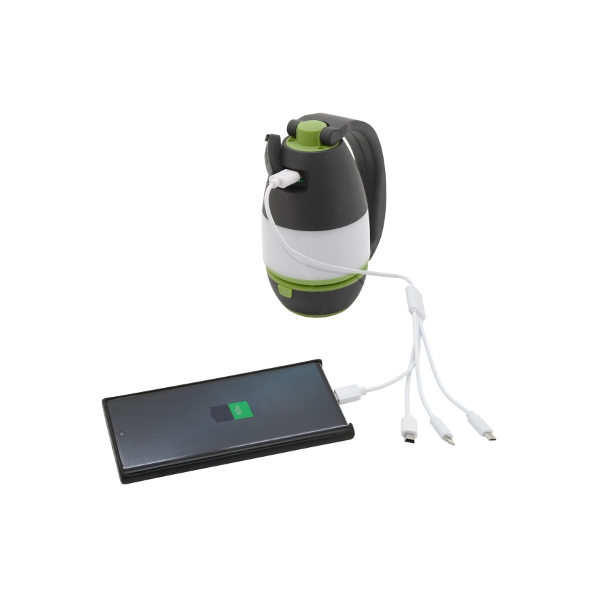 Lanternă LED reîncărcabilă cu funcție powerbank, 3 W, 1500 mAh