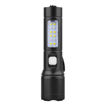 Lanternă LED reîncărcabilă, cu reglare a luminozității, 5W/5V, 400 lm, 1200 mAh