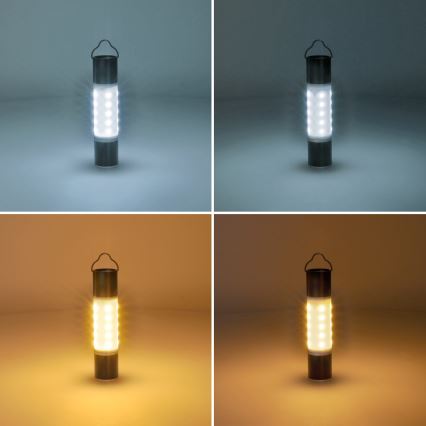 Lanternă LED reîncărcabilă de drumeție cu funcție de acumulator extern LED/1500 mAh 3,7V IP44