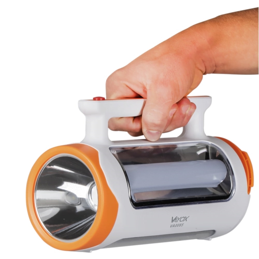 Lanternă LED reîncărcabilă dimabilă 2 în 1 cu funcție de acumulator extern LED/5W/230V 3500 mAh