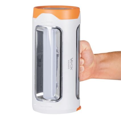 Lanternă LED reîncărcabilă dimabilă 2 în 1 cu funcție de acumulator extern LED/5W/230V 3500 mAh