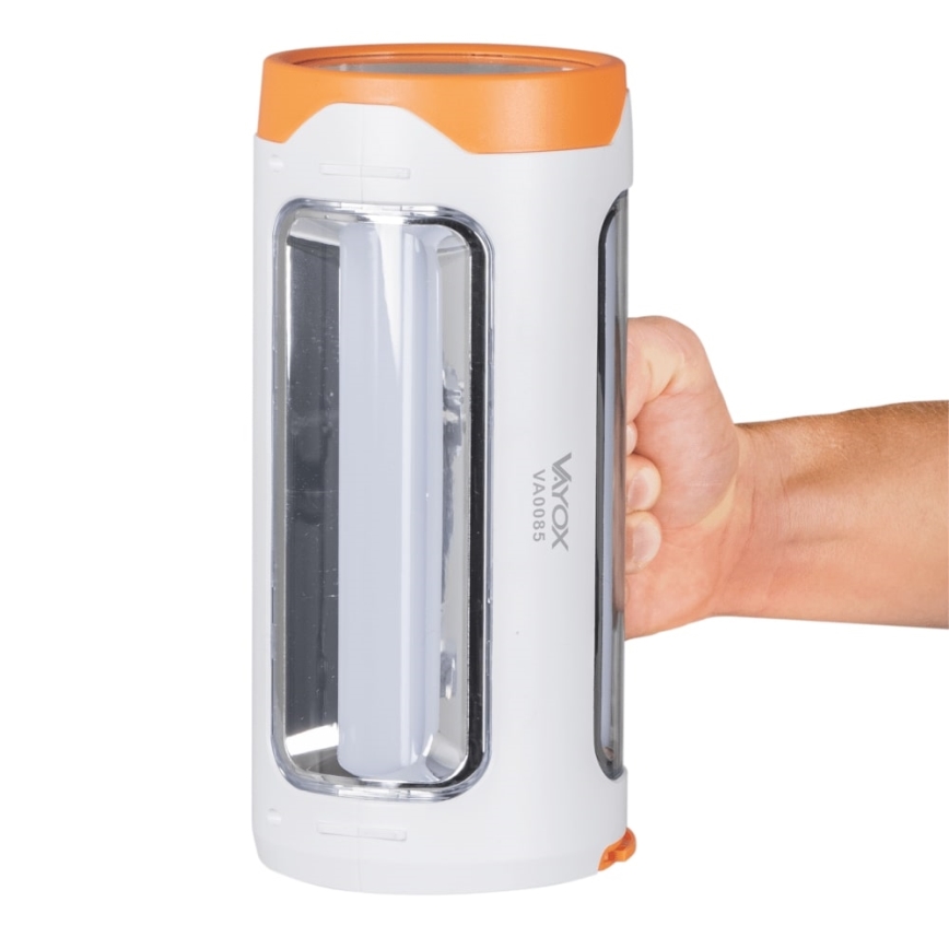 Lanternă LED reîncărcabilă dimabilă 2 în 1 cu funcție de acumulator extern LED/5W/230V 3500 mAh